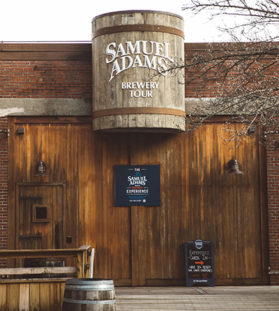 Map - Sam Adams Boston Brewery