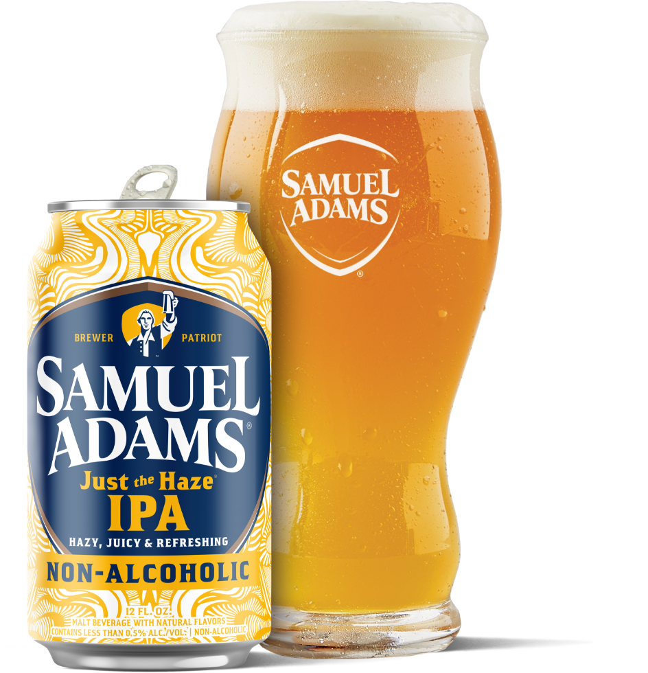 Just The Haze IPA NonAlcoholic Beer Samuel Adams