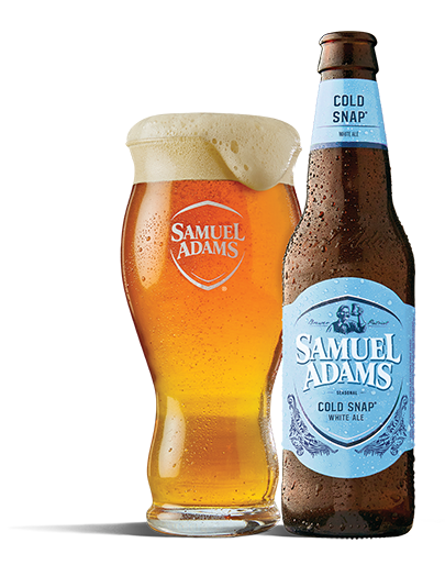 Cold Snap White Ale bottle and full pint